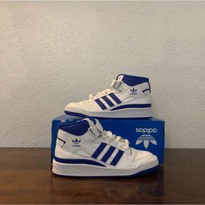 Adidas Wmns Forum Mid 'White Royal Blue' G57985 Women's Size 6.5